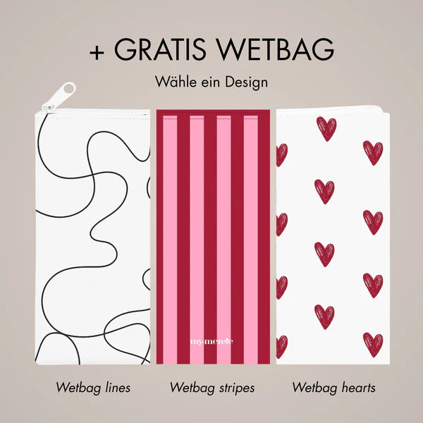 Love Deal - 4 Periodenslips + GRATIS Wetbag