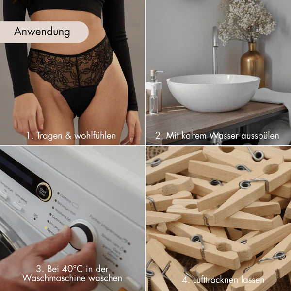 Love Deal - 4 Periodenslips + GRATIS Wetbag